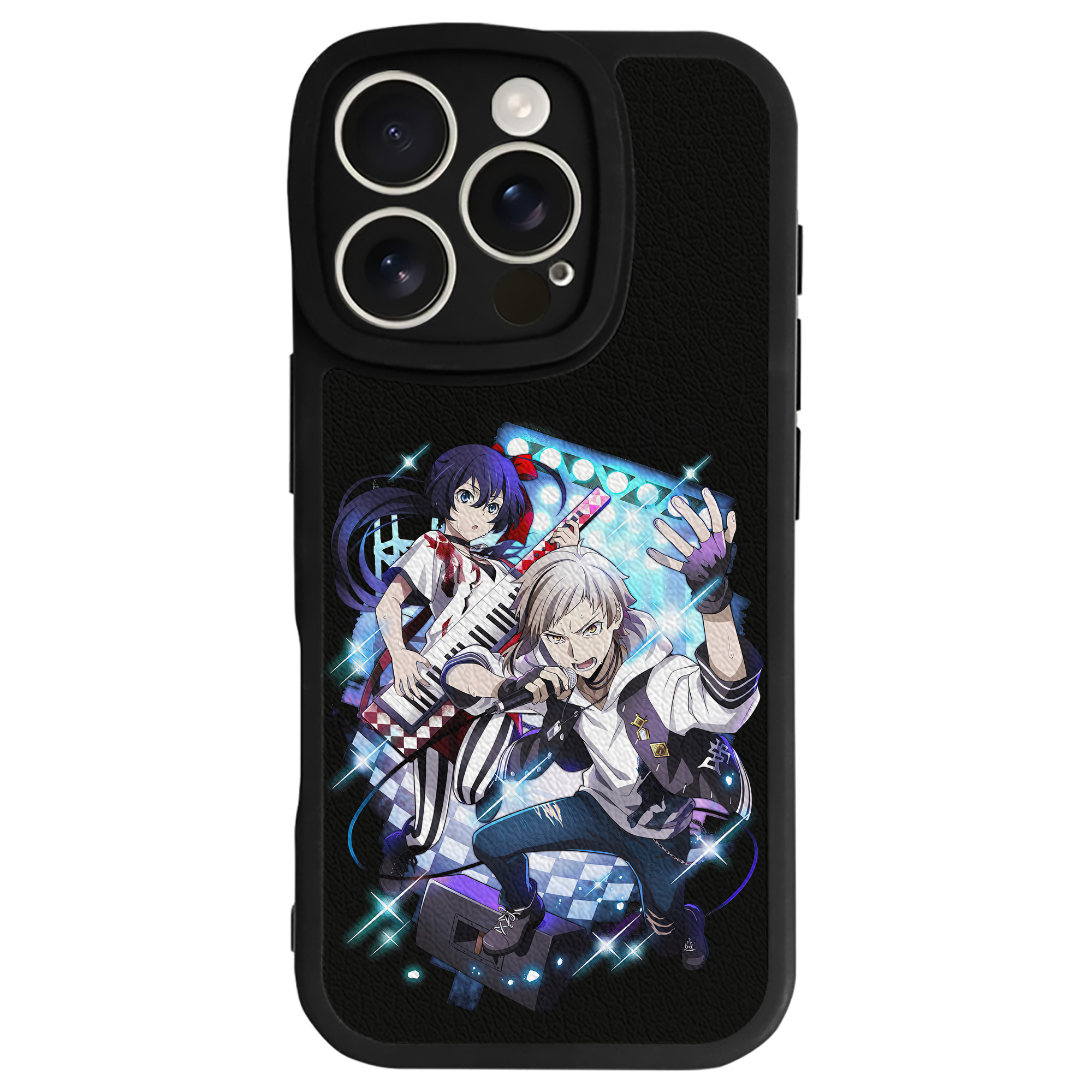（画像用） 文豪ストレイドッグス Bungo Stray Dogs 【iPhone 16シリーズ対応】シリコンスマホケース（レザー調） 材質：シリコン